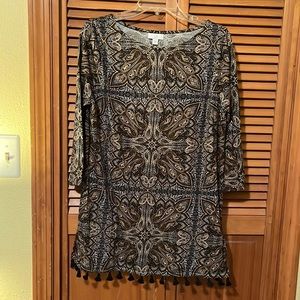 New with tags, J. Jill multicolor tunic top